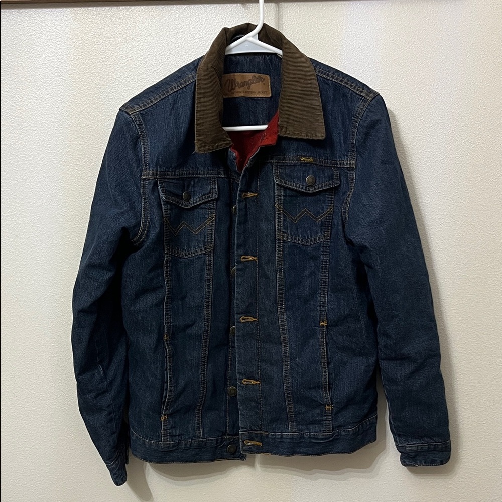 Wrangler Youth Boys XL Denim and corduroy collared Jacket